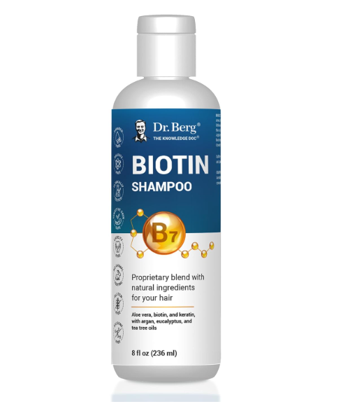 Dr. Berg Biotin Shampoo 236 ML - New and Improved