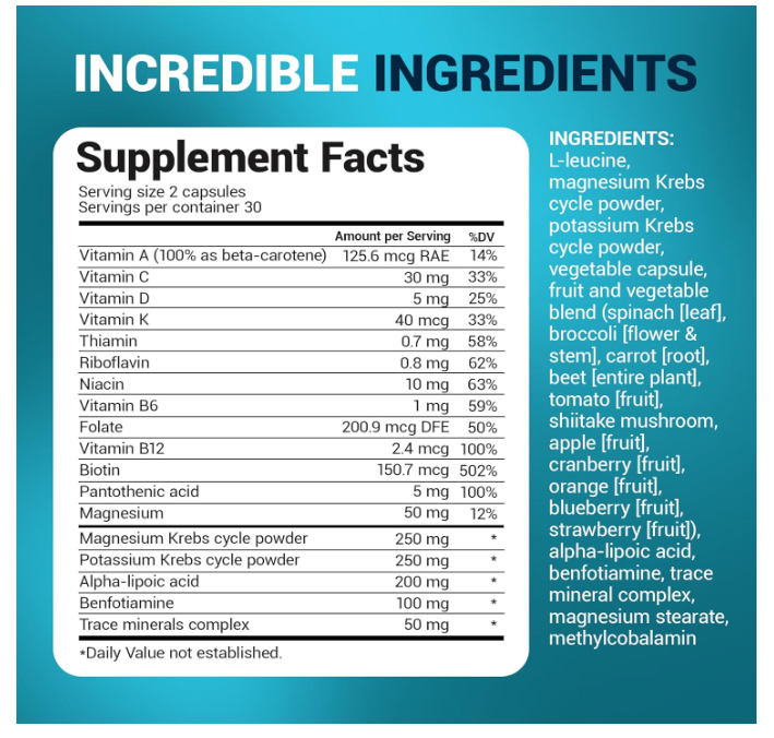 Dr. Berg Whole Food Multivitamin with Minerals - 60 Capsules