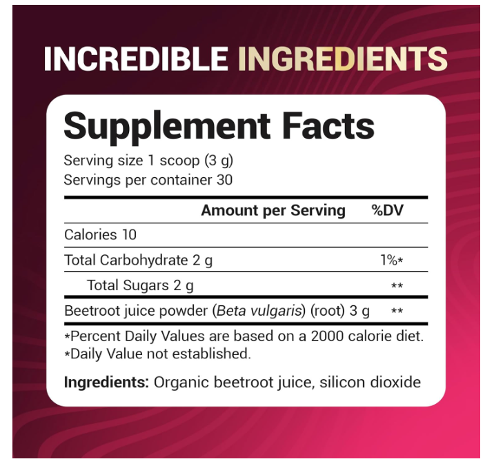 Dr. Berg Raw Organic Beetroot Juice Powder