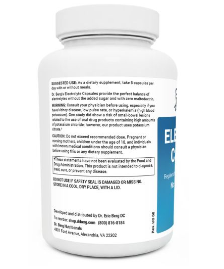 Dr. Berg Electrolyte Capsules - 160 Capsules