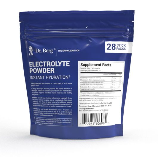 Dr. Berg Electrolyte Powder - Variety Pack 28-Sticks