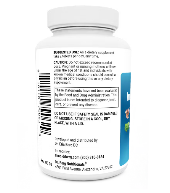 Dr. Berg Emergency Immune Support - 60 Tablets