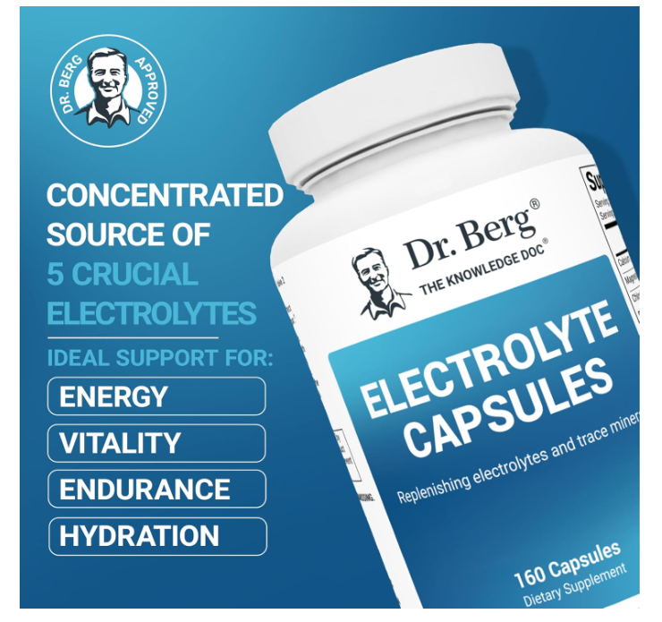 Dr. Berg Electrolyte Capsules - 160 Capsules