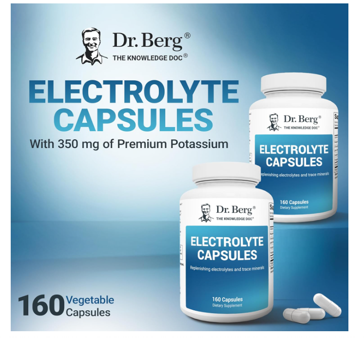Dr. Berg Electrolyte Capsules - 160 Capsules
