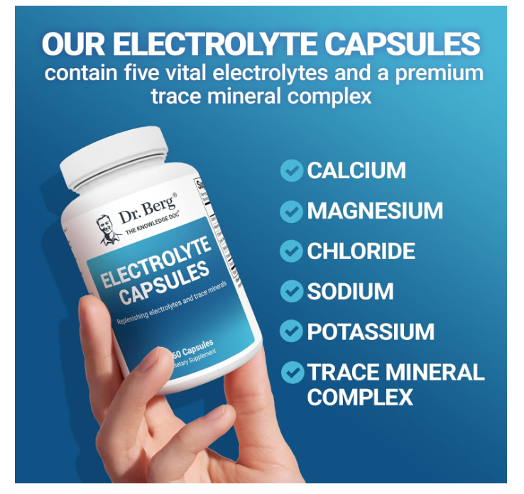 Dr. Berg Electrolyte Capsules - 160 Capsules