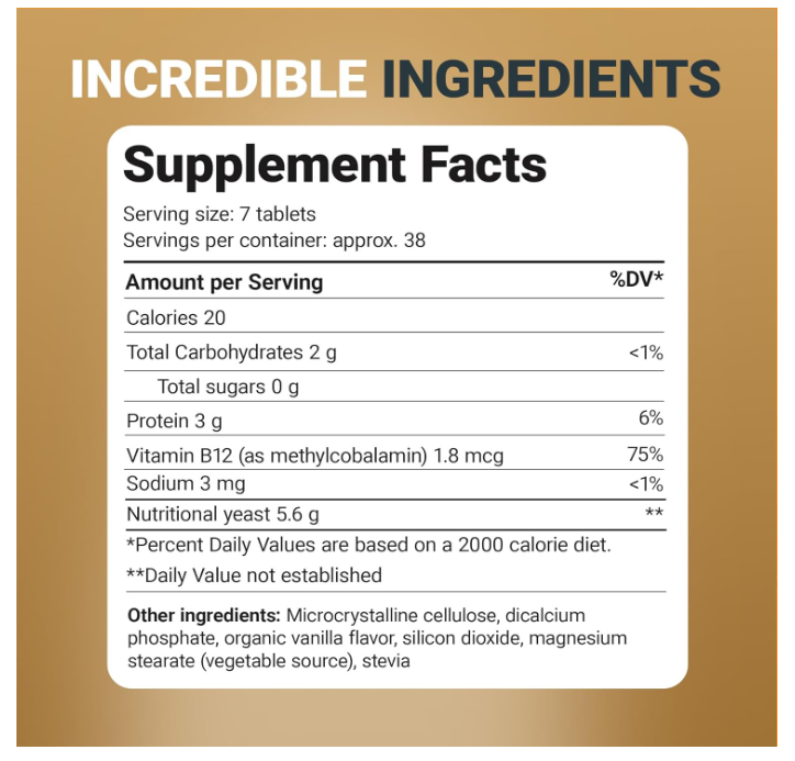 Dr. Berg Nutritional Yeast 270 Tablets (EXP. 05/25)