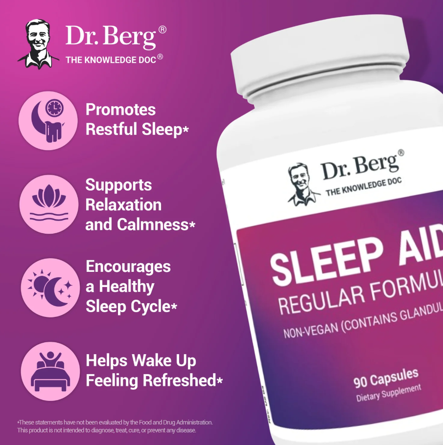 Dr. Berg Sleep Aid Regular Formula - 90 Capsules