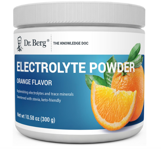 Dr. Berg Electrolyte Powder Orange 50-Servings