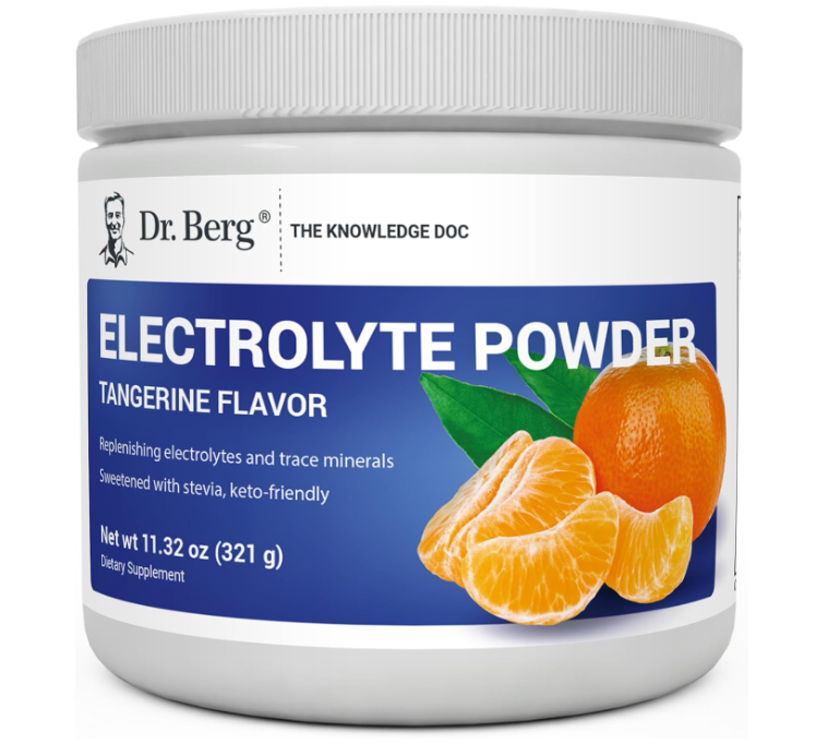 Dr. Berg Electrolyte Powder Tangerine 50-Servings