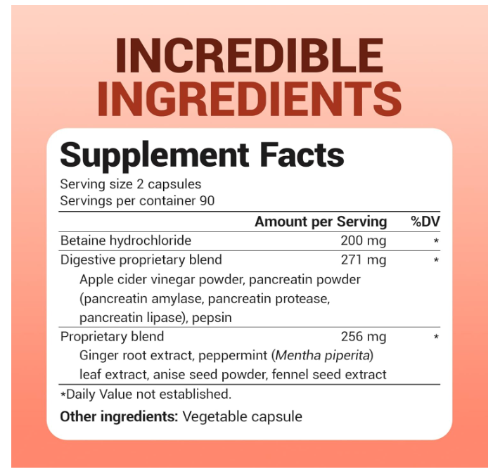 Dr. Berg Advanced Digestive Enzymes - 180 Capsules