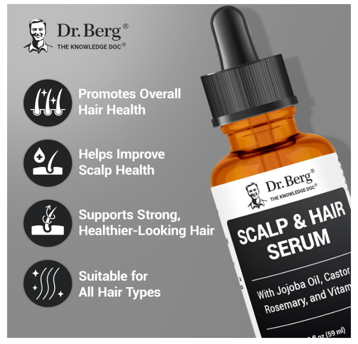 Dr. Berg Scalp & Hair Serum - 59 ML