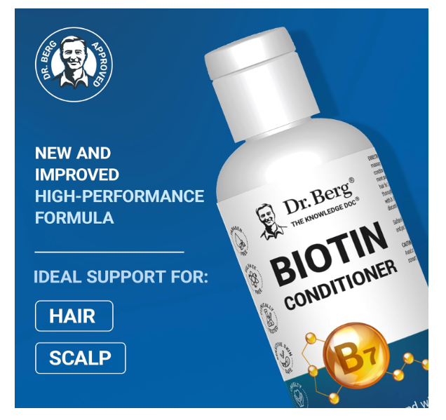 Dr. Berg Biotin Conditioner 236 ML - New and Improved