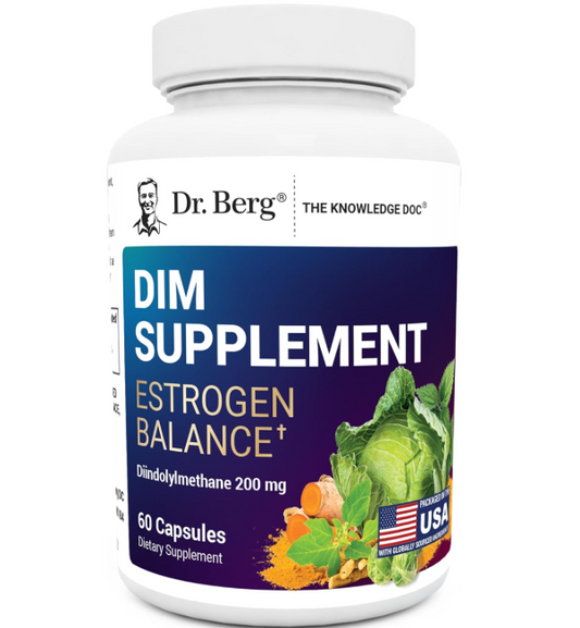 Dr. Berg DIM Supplement Estrogen Balance - 60 Capsules