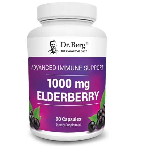 Dr. Berg Advanced Immune Support - Black Elderberry with Camu-Camu - 90 Capsules