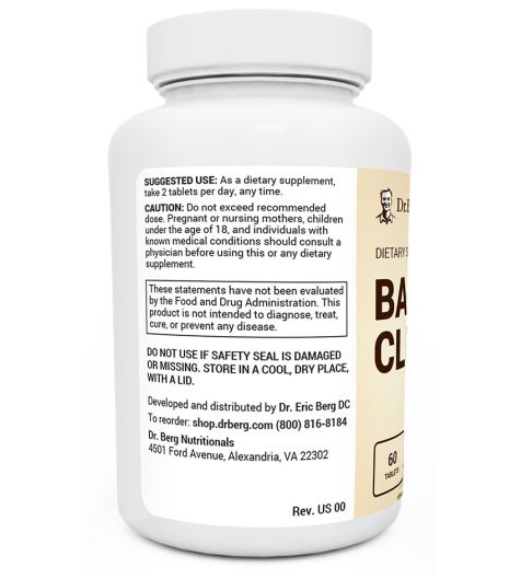 Dr. Berg Bacti-Cleanse 60 Capsules