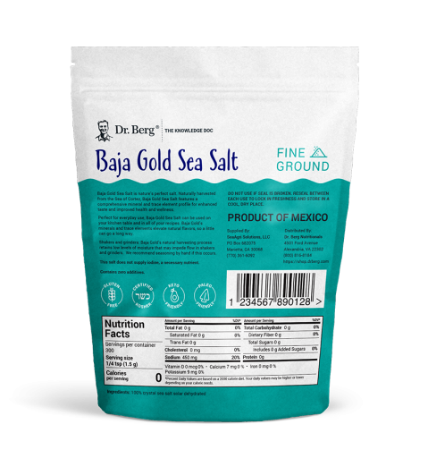 Dr. Berg Baja Gold Sea Salt 454 Grams