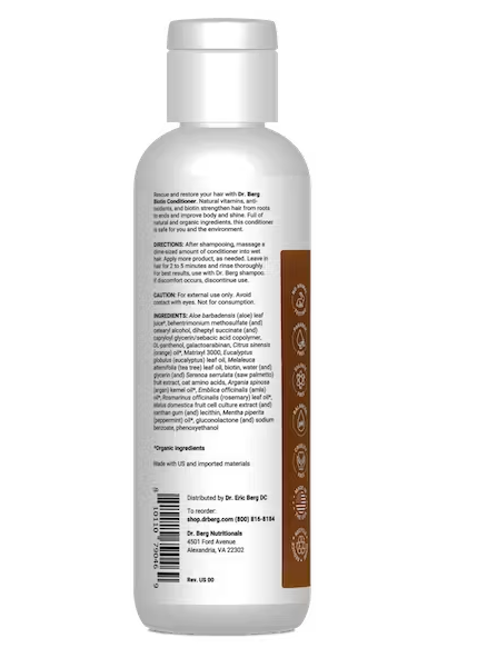 Dr. Berg Biotin Hair Conditioner 236 ML (Expiration Date: December 2024)