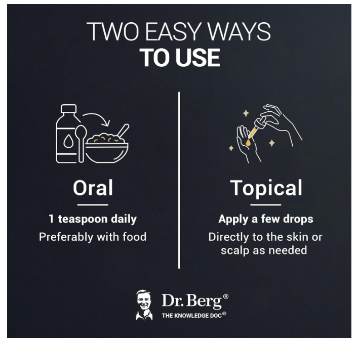 Dr. Berg Organic Black Seed Oil - 120ML