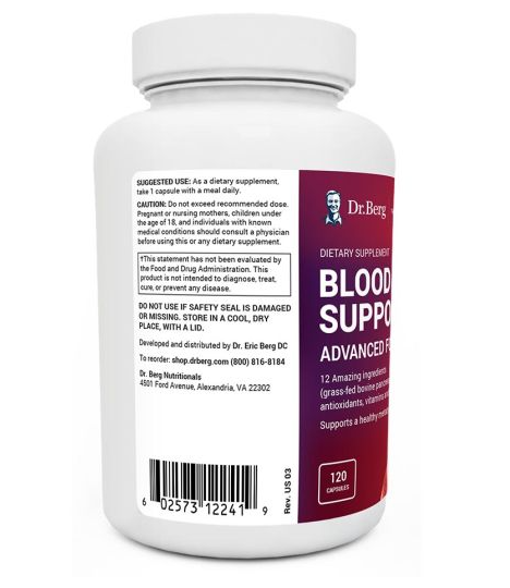 Dr. Berg Blood Sugar Support Advanced Formula 120 Capsules