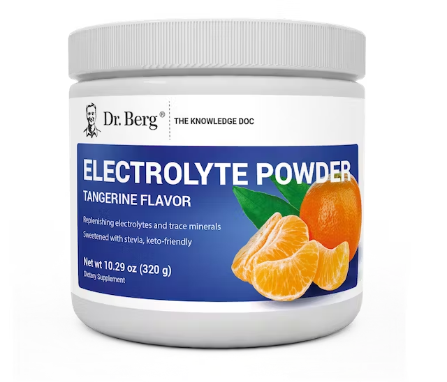 Dr. Berg Electrolyte Powder Tangerine 50-Servings