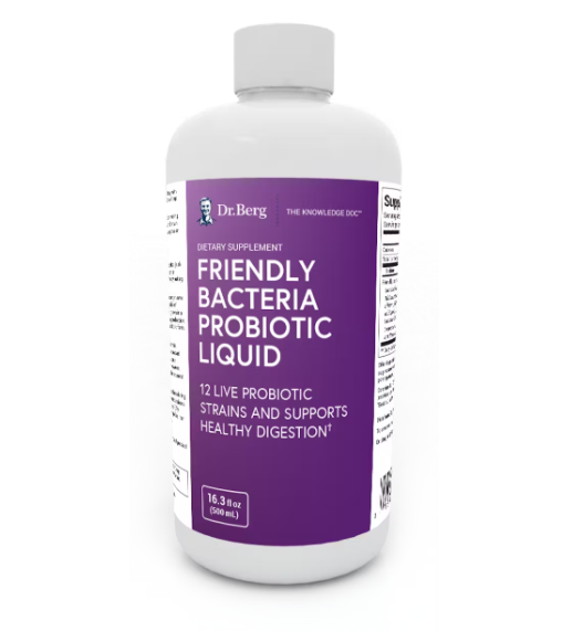 Dr. Berg Friendly Bacteria Probiotic Liquid 32 Servings