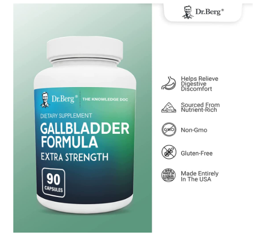 Dr. Berg Gallbladder Formula Extra Strength 90 Capsules