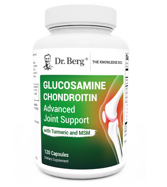 Dr. Berg Glucosamine Chondroitin Advanced Joint Support 120ct