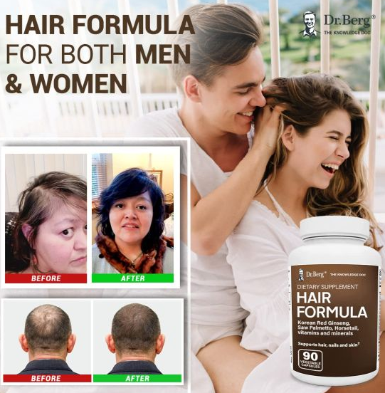 Dr. Berg Hair Formula 90 Capsules