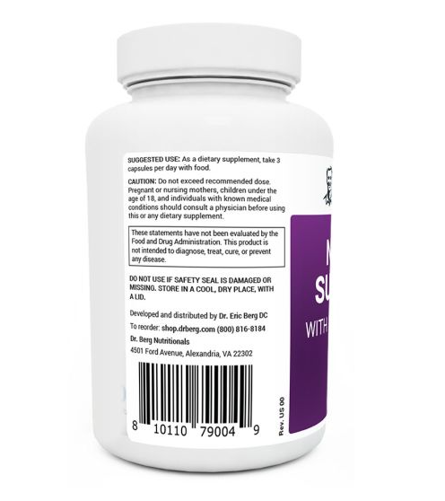 Dr. Berg Nerve Support with Benfotiamine 90 Capsules