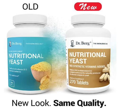 Dr. Berg Nutritional Yeast 270 Tablets