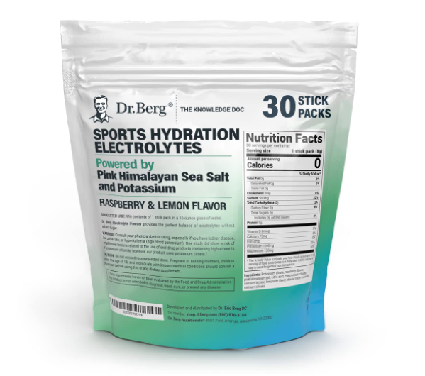 Dr. Berg Sports Hydration Electrolytes 30-Sticks