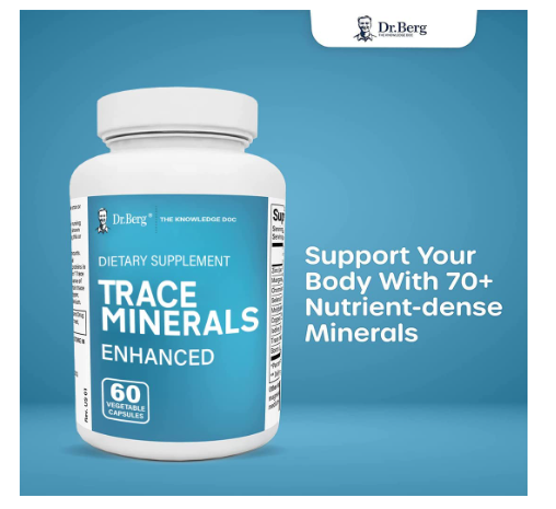 Dr. Berg Trace Minerals Enhanced 60 Capsules