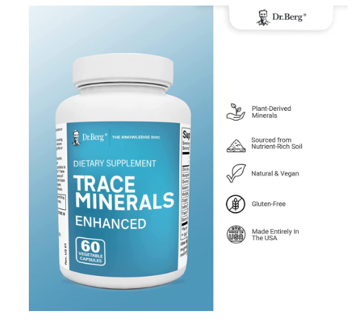 Dr. Berg Trace Minerals Enhanced 60 Capsules