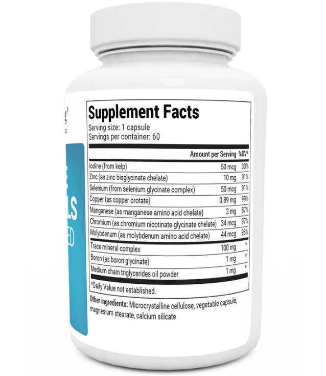 Dr. Berg Trace Minerals Enhanced - 60 Capsules