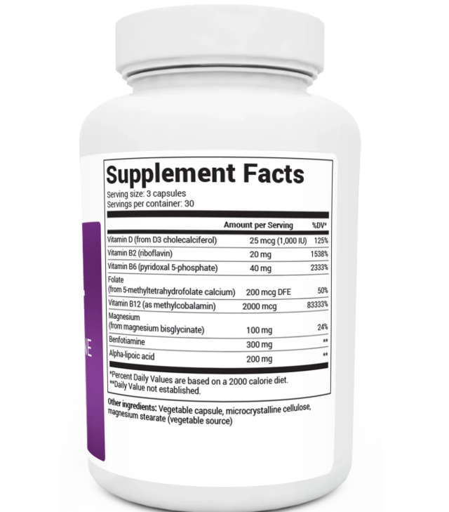 Dr. Berg Nerve Support with Benfotiamine 90 Capsules