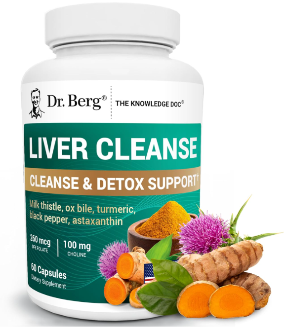 Dr. Berg Liver Cleanse Detox Support - Vegetable Capsules