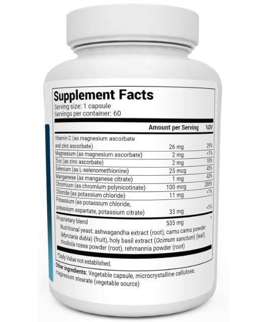 Dr. Berg Adrenal & Cortisol Support - 60 Capsules