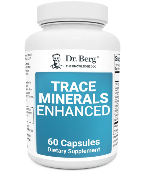 Dr. Berg Trace Minerals Enhanced - 60 Capsules