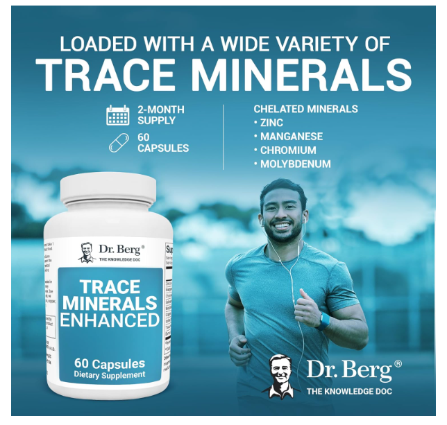 Dr. Berg Trace Minerals Enhanced - 60 Capsules