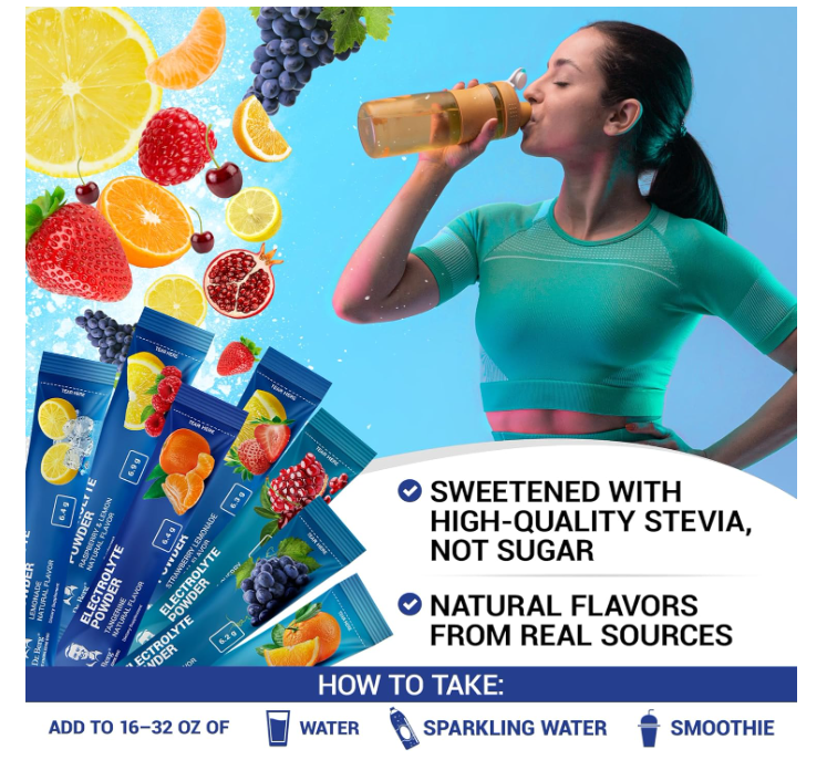 Dr. Berg Electrolyte Powder - Variety Pack 28-Sticks