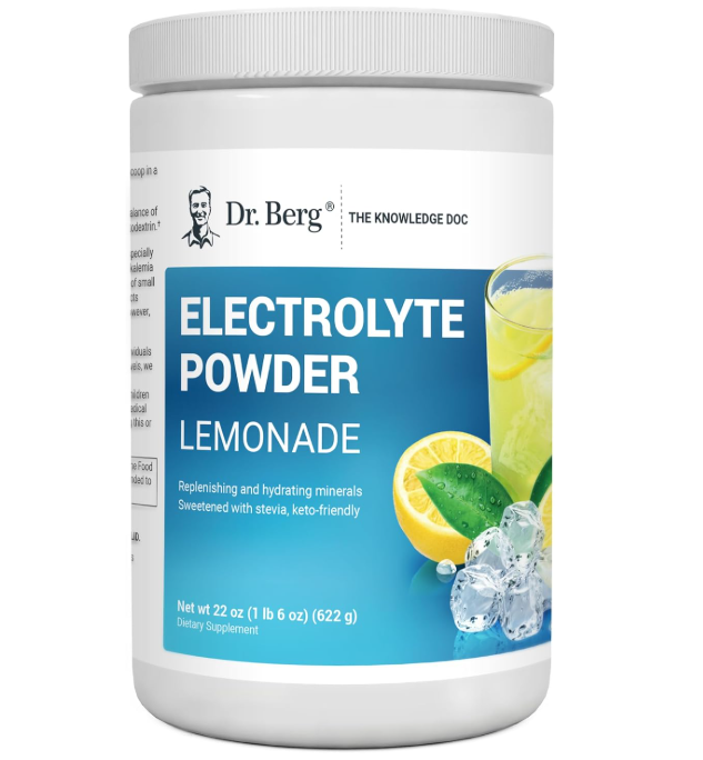 Dr. Berg Electrolyte Powder Lemonade 100-Servings