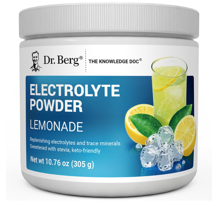Dr. Berg Electrolyte Powder Lemonade 50-Servings