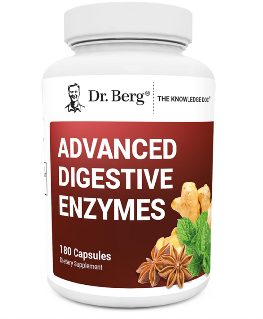 Dr. Berg Advanced Digestive Enzymes - 180 Capsules